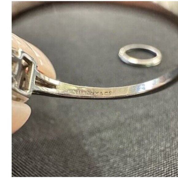 Vintage Tiffany 1ct Diamond VVS1 Faces Up Very White - Picture 4 of 14